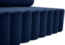 Melody Navy Velvet Chair