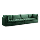Jacob Green Velvet Modular Sofa