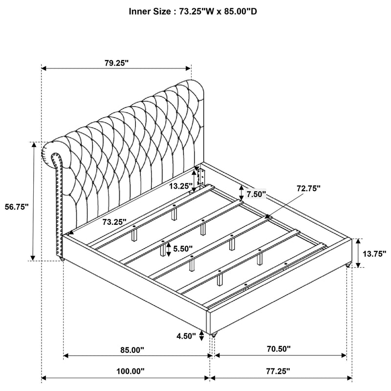 Devon California King Bed