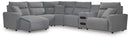 Modmax II Reclining Sectional with Chaise and Audio Console