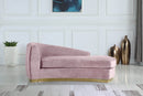 Julian Pink Velvet Chaise