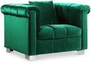 Kayla Green Velvet Chair