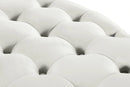 Banquet Cream Velvet Ottoman/Bench