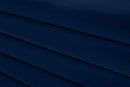 Lorenzo Navy Velvet Ottoman