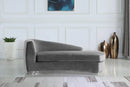 Julian Grey Velvet Chaise