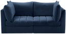 Jacob Navy Velvet Modular Sofa