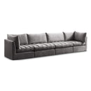 Jacob Grey Velvet Modular Sofa