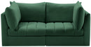 Jacob Green Velvet Modular Sofa