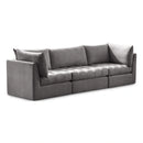 Jacob Grey Velvet Modular Sofa