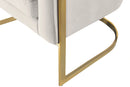 Carter Cream Velvet Accent Chair