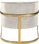 Carter Cream Velvet Accent Chair