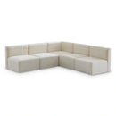 Quincy Cream Velvet Modular Sectional