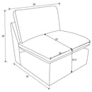 Collins Armless Chair