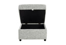 U9401 Nickel Sofa Bed Ottoman with Storage