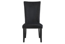D1628 Dining Table and 6 D03 Black Dining Chairs