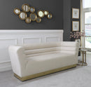 Bellini Cream Velvet Sofa