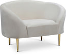 Ritz Cream Velvet Chair