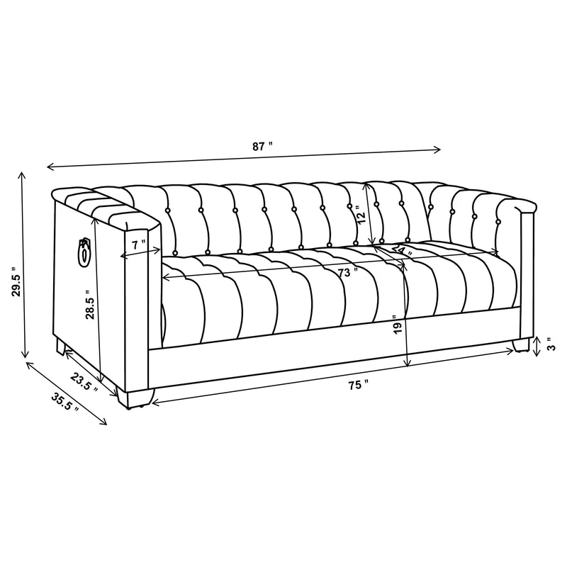 Chaviano Stationary Sofa