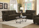 Clementine Upholstered Pillow Top Arm Living Room Set - NY Furniture Direct (NY)