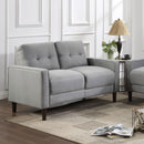 Bowen Upholstered Track Arms Tufted Loveseat - NY Furniture Direct (NY)