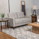 Bowen Upholstered Track Arms Tufted Loveseat - NY Furniture Direct (NY)