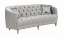 Avonlea Sloped Arm Tufted Sofa Grey - NY Furniture Direct (NY)