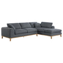 Persia 2-piece Modular Sectional Grey - NY Furniture Direct (NY)