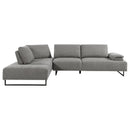 Arden 2-piece Adjustable Back Sectional Taupe - NY Furniture Direct (NY)