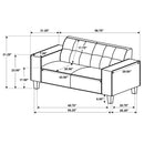 Deerhurst Stationary Loveseat - NY Furniture Direct (NY)