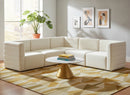Quincy Cream Velvet Modular Sectional