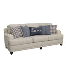 Glenn Recessed Arms Sofa Light Grey - NY Furniture Direct (NY)