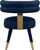 Fitzroy Navy Velvet Dining Chair