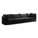 Jacob Black Velvet Modular Sofa