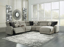Colleyville Power Reclining Sectional with Chaise - NY Furniture Direct (NY)
