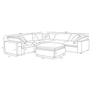 Raleigh Modular Sectionals Upholstered