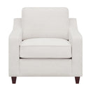 Christine Upholstered Cushion Back Chair Beige - NY Furniture Direct (NY)