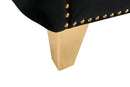 Michelle Black Velvet Sofa