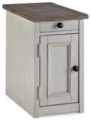 Bolanburg Chairside End Table with USB Ports & Outlets