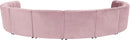 Limitless Pink Velvet 10pc. Modular Sectional
