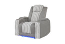 U8000 Power Recliner with Power Headrest and LED