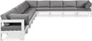 Nizuc Grey Waterproof Fabric Outdoor Patio Modular Sectional
