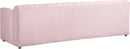 Naya Pink Velvet Sofa
