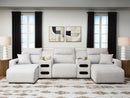 Modmax II Power Reclining Sectional with Chaise and Audio Consoles