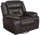 Greer Upholstered Tufted Back Glider Recliner - NY Furniture Direct (NY)