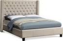Ashton Beige Linen Full Bed