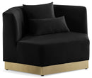Marquis Black Velvet Chair