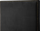 Harlie Black Velvet King Bed