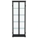 Aero Curio Cabinet with LED Lighting