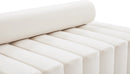Melody Cream Velvet Loveseat