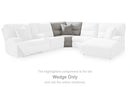 Acklen Place Power Sectional Reclining Sofa with Storage Console